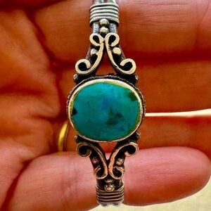 ONE OF A KIND Vintage Turquoise Cuff Bracelet
